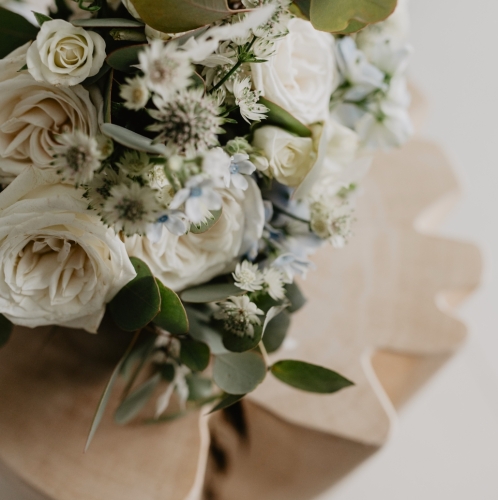 White flowers